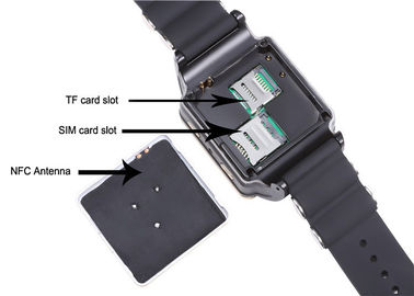 WMF08 1,54 " Smartwatches для андроида 3g NFC удваивают сердечник 3.0Mp Bluetooth 4,0